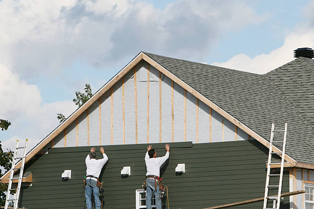 Professional Siding Contractor technician working in Edgewood, MD